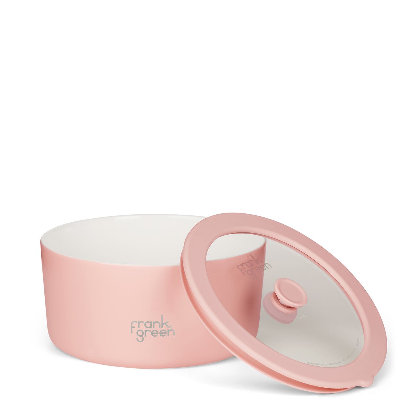 Porcelain Bowl with Glass Lid - 1,500ml