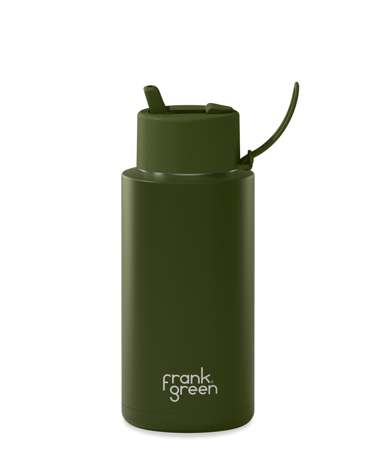 Ceramic Reusable Bottle - 34oz / 1,000ml - Khaki