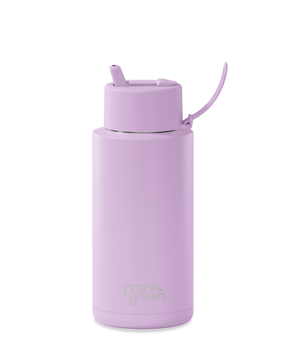 34oz Bottle with Flip Straw Lid