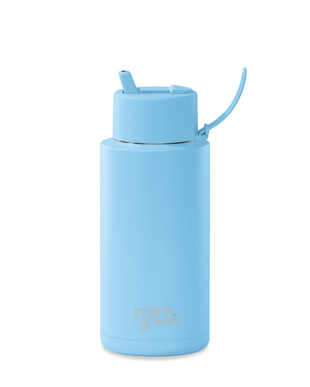 Ceramic Reusable Bottle - 34oz / 1,000ml - Sky Blue