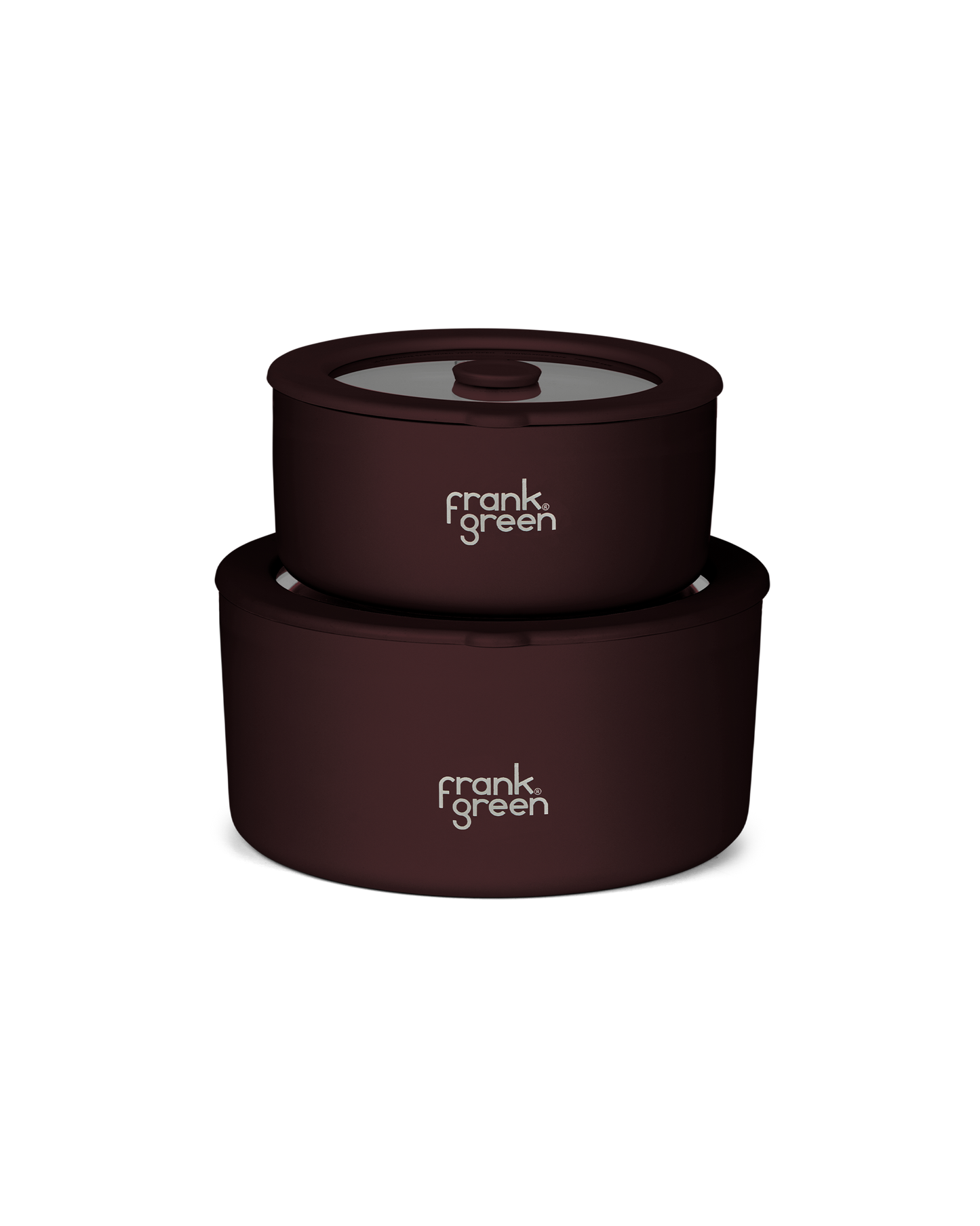 Stainless Steel Bowls with Glass Lids (2 Pack) - 700ml & 1500ml