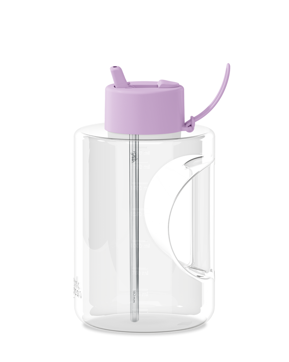 2L Titan Bottle with Flip Straw Lid